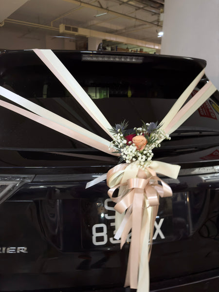 Wedding Car (Red, Cappuccino & White)