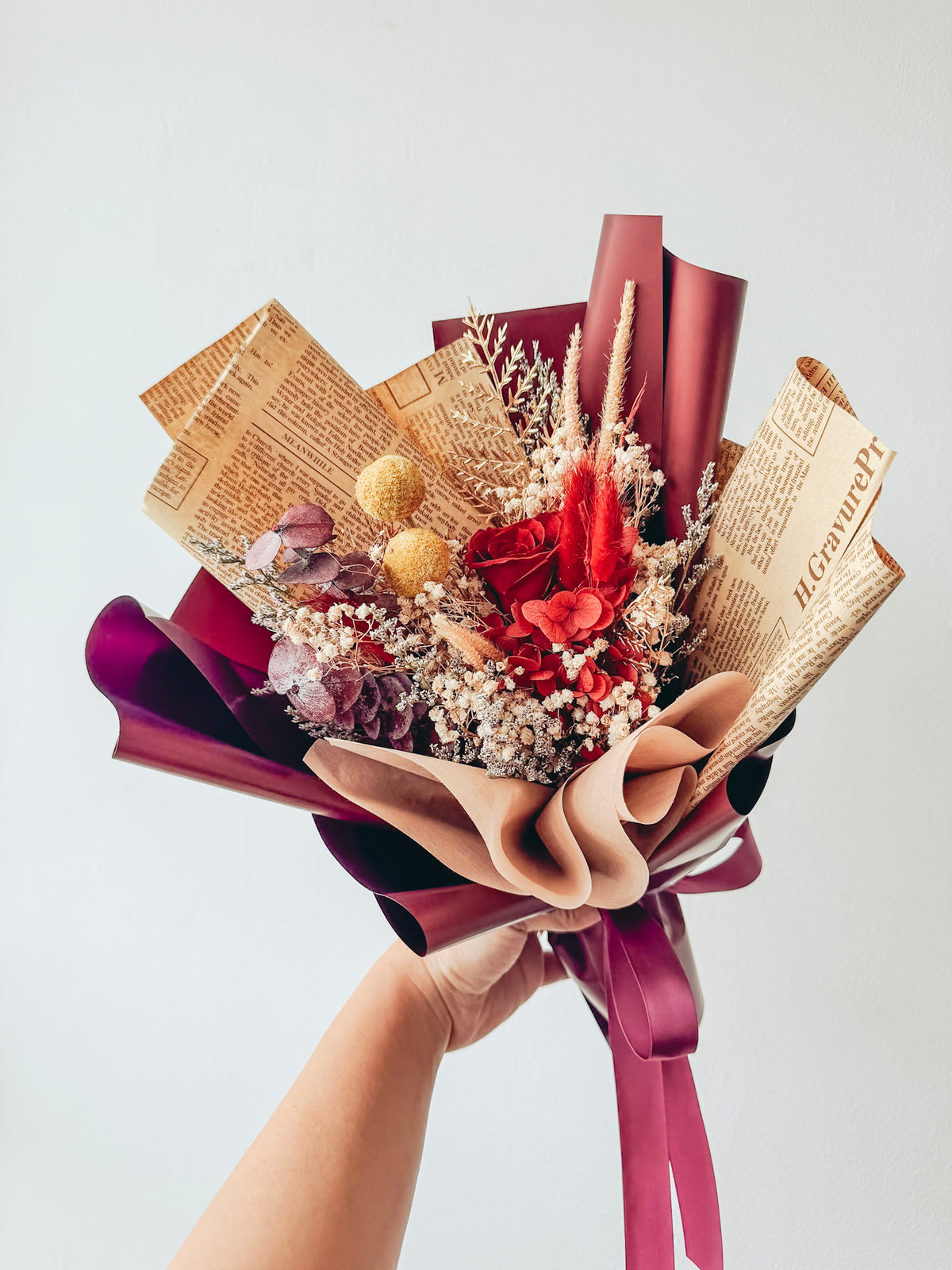 [Preserved] Blush Whisper Preserved Bouquet