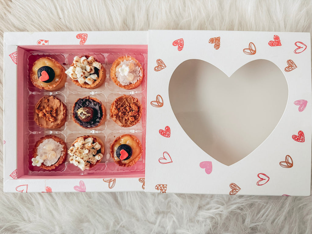 Mother’s Day Mini Tarts (Box of 9) & Flower Bundle