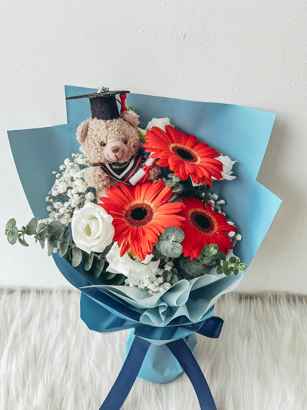 Crimson Sky Graduation Bouquet