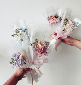 Simple Preserved Mini Bouquets (Bundle of Assorted Colours)