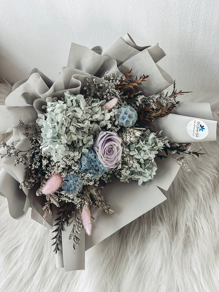 [Preserved] Enduring Affection (Cool)-2 Stalks Preserved Bouquet