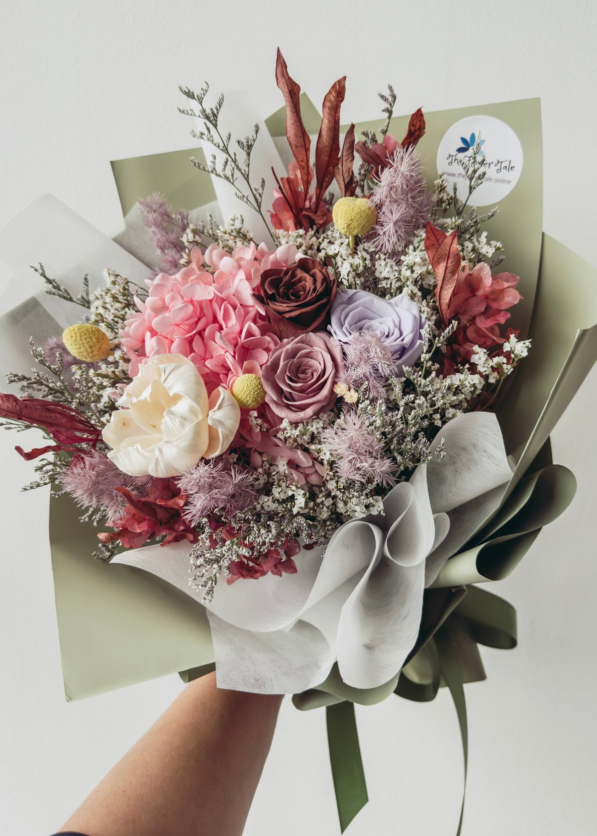 [Preserved] Kendi- 3 Stalks Preserved Roses Bouquets