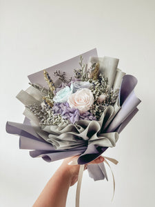 Petite 3 stalks Preserved Rose Bouquet-7