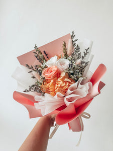 Petite 3 stalks Preserved Rose Bouquet-9