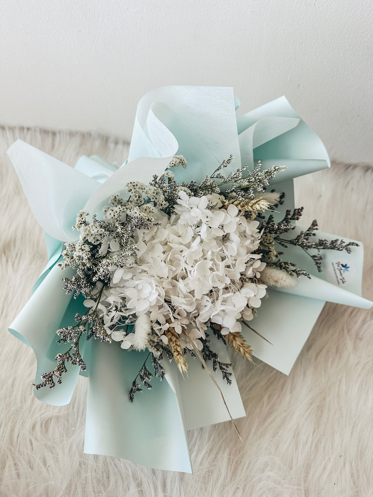 Preserved White Hydrangea