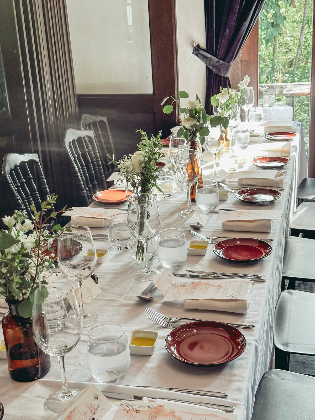 Dining Table Florals- Intimate