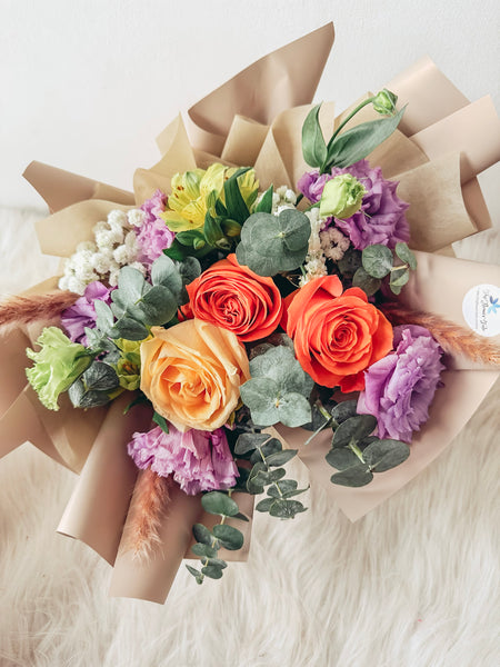 Abiding Love- 3 stalks fresh roses (Mixed)