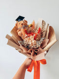 [Preserved] Blush Scholar Teddy Bouquet