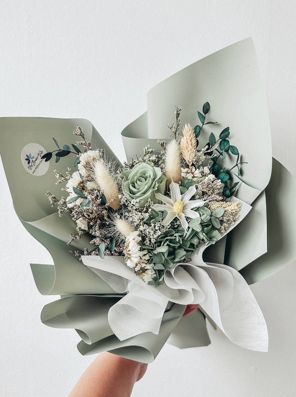 Aurora- 1 stalk preserved rose bouquet