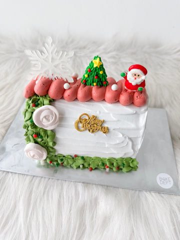 Xmas Ice Cream Logcake (Cookies and Cream)