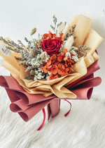 1 stalk preserved rose bouquet