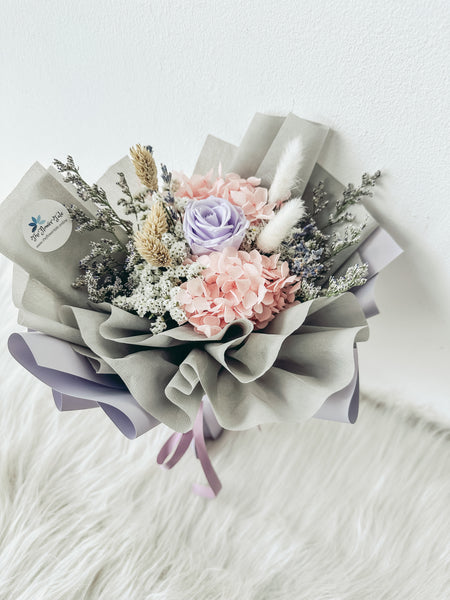 1 stalk preserved rose bouquet