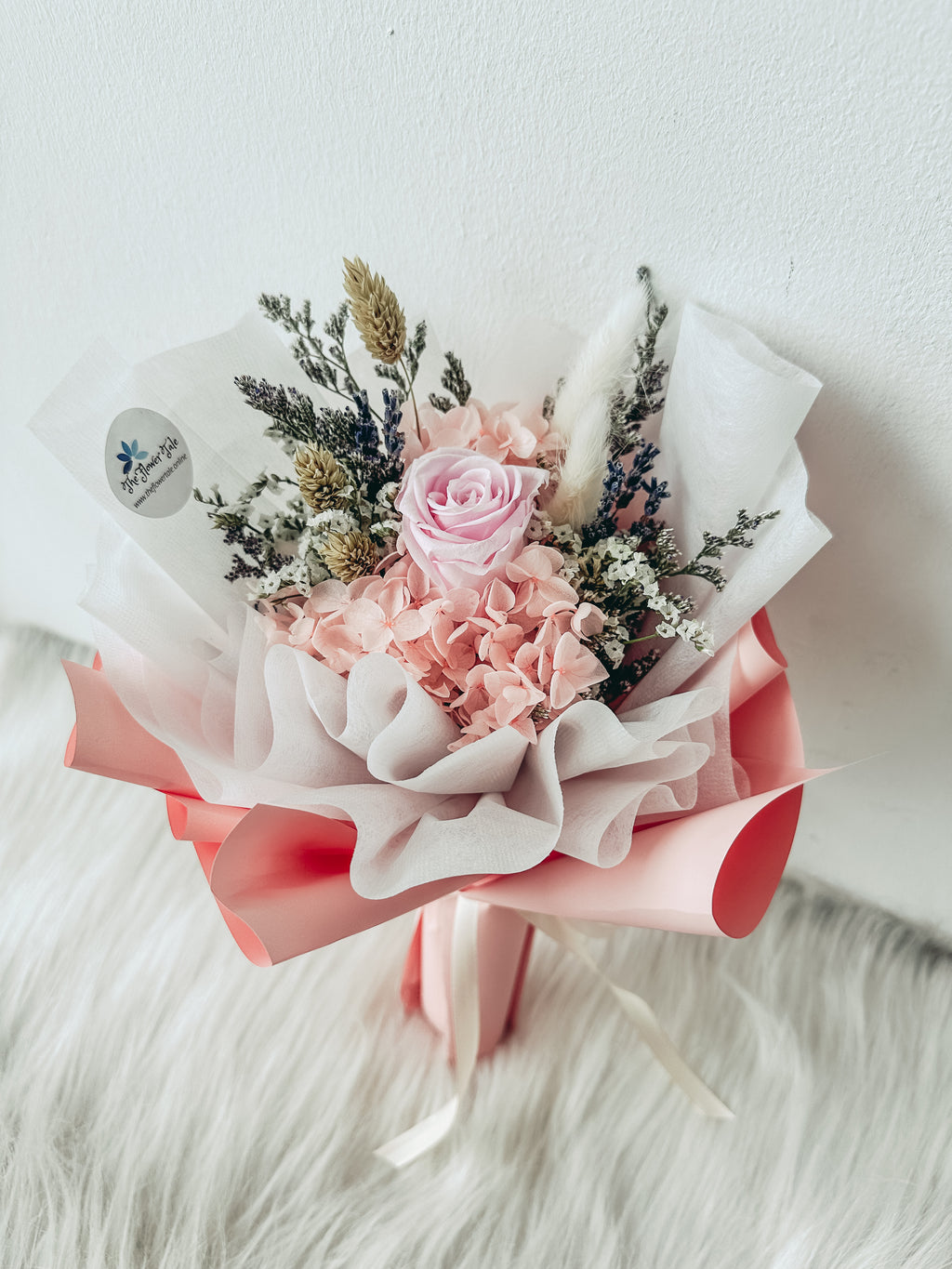 1 stalk preserved rose bouquet
