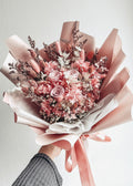 (Preserved) Olivia- 3 stalks roses bouquet