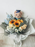 Sunlit Serenity Graduation Bouquet