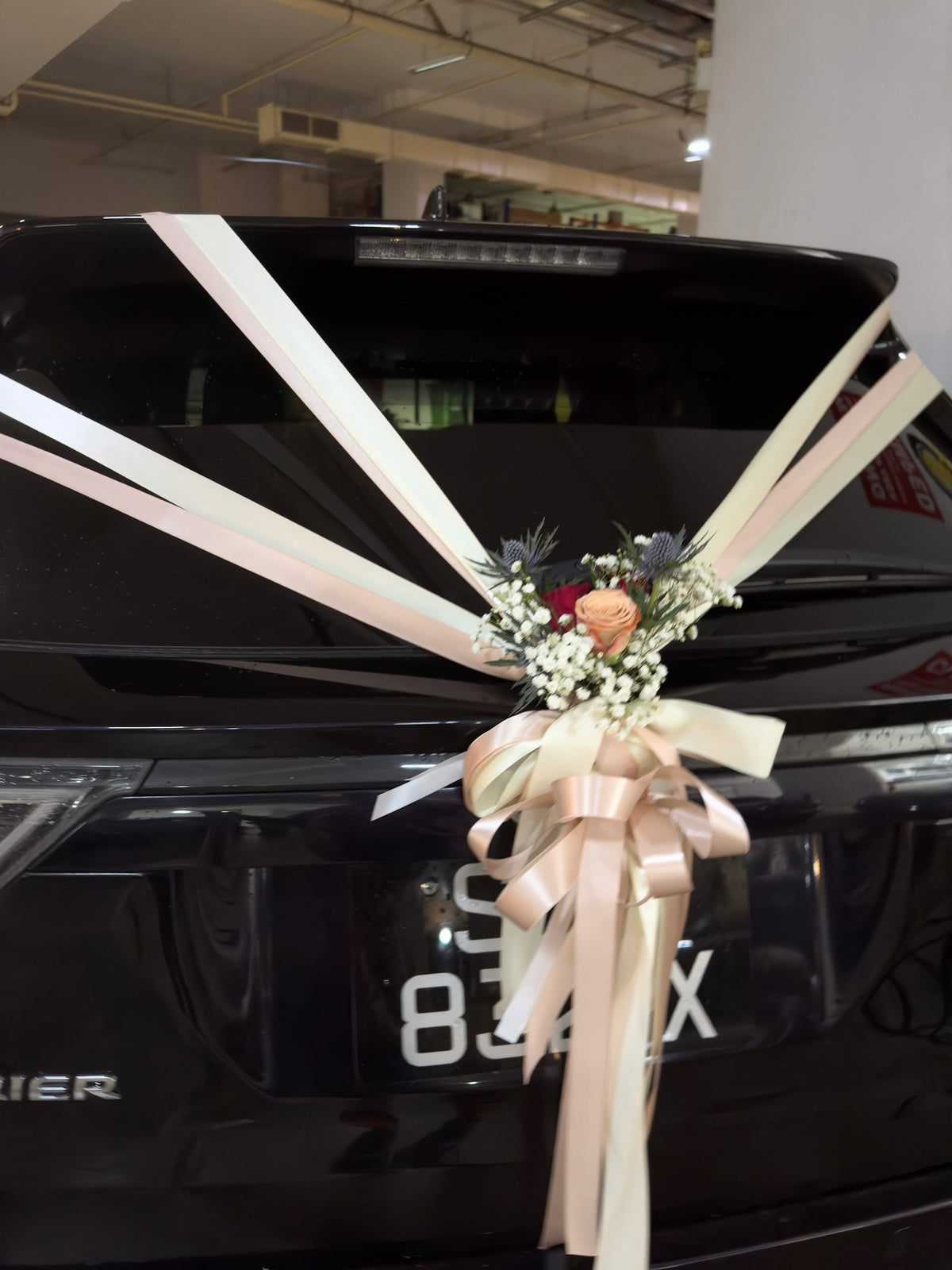 Wedding Car (Red, Cappuccino & White)