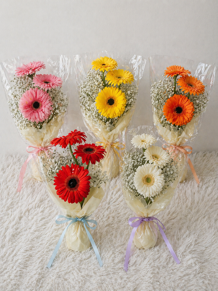 Simple Gerbera Bundles (Bundle of 3 or 5 sets)