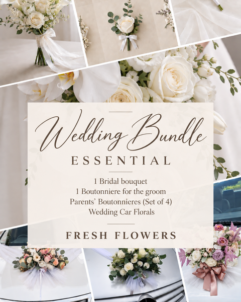 [Fresh Flowers] Wedding Bundle- Essential