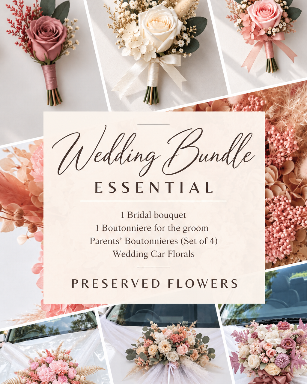 [Preserved Flowers] Wedding Bundle- Essential