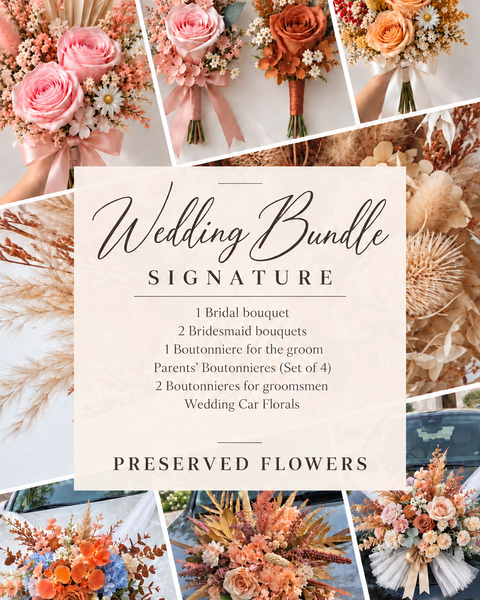 [Preserved Flowers] Wedding Bundle- Signature