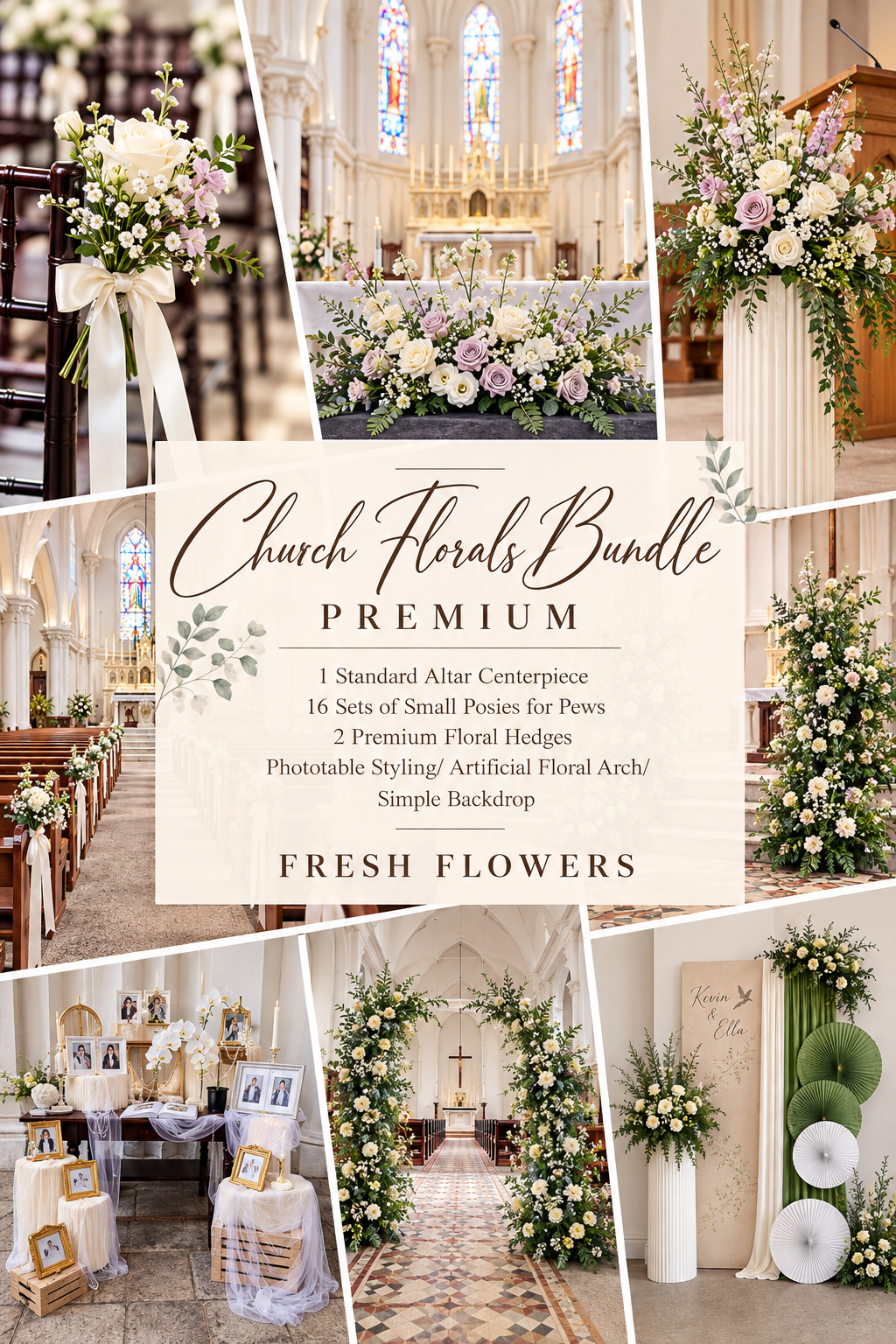 Church Florals Bundle- Premium