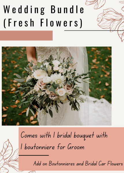 [Fresh Flowers] WEDDING BUNDLE