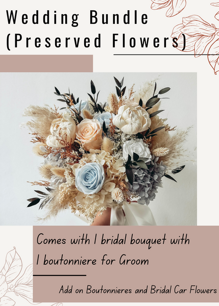 [Preserved Flowers] WEDDING BUNDLE
