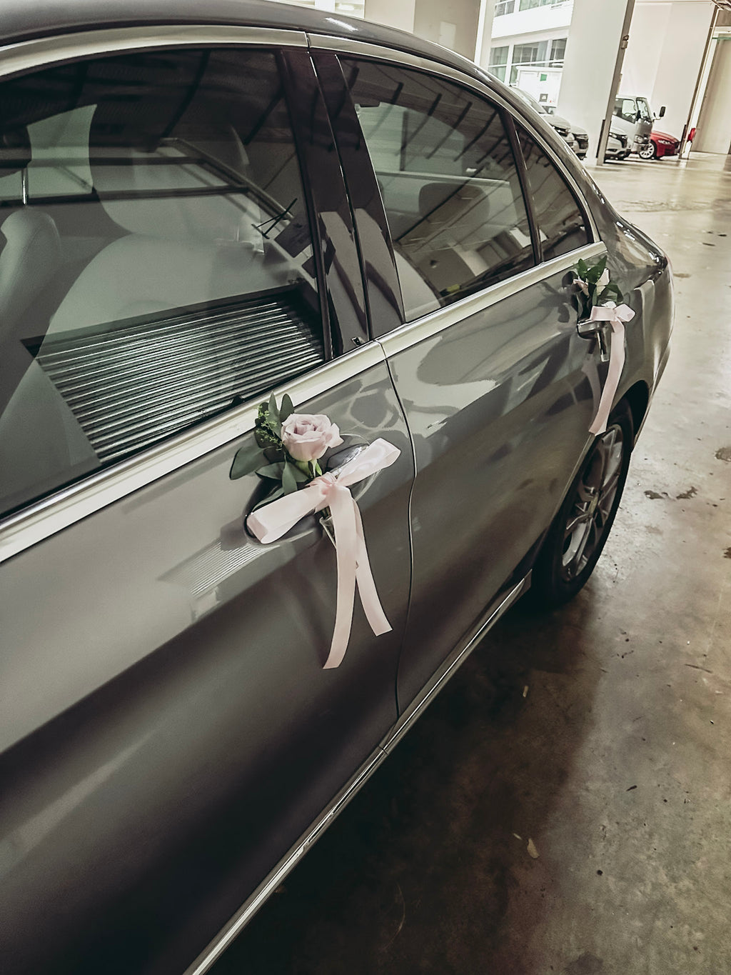 Wedding Car (Pink, Lilac & Champagne)