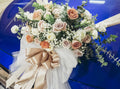 Premium Wedding Car (Quicksand with Cappuccino & White)