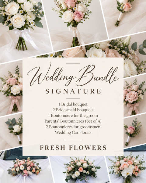 [Fresh Flowers] Wedding Bundle- Signature