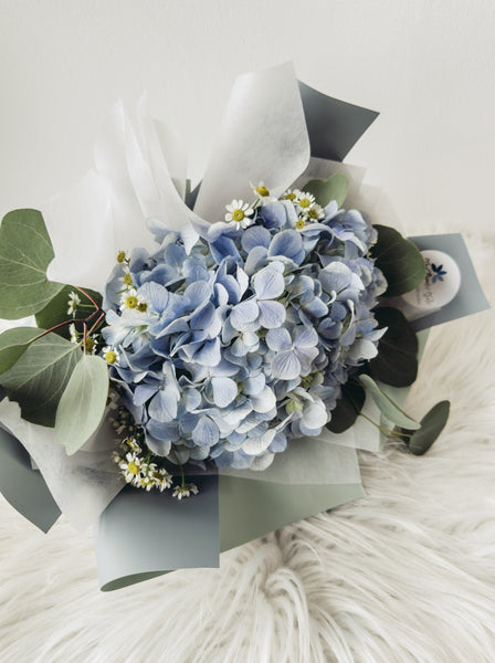 Esme- Blue Hydrangea Bouquet