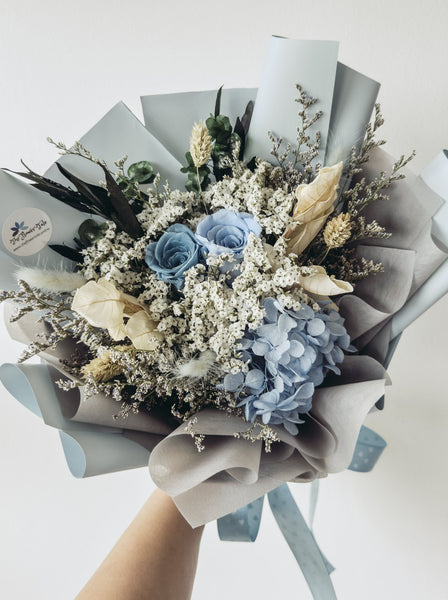 [Preserved] Ines- 2 Stalks Preserved Roses Bouquets