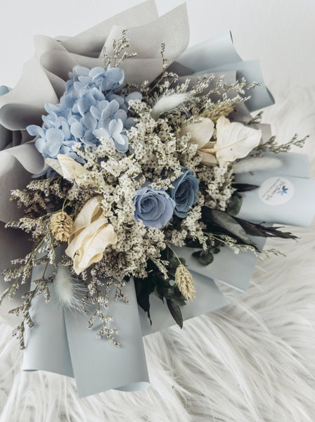 [Preserved] Ines- 2 Stalks Preserved Roses Bouquets