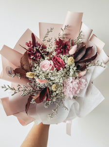 [Preserved] Ines- 2 Stalks Preserved Roses Bouquets