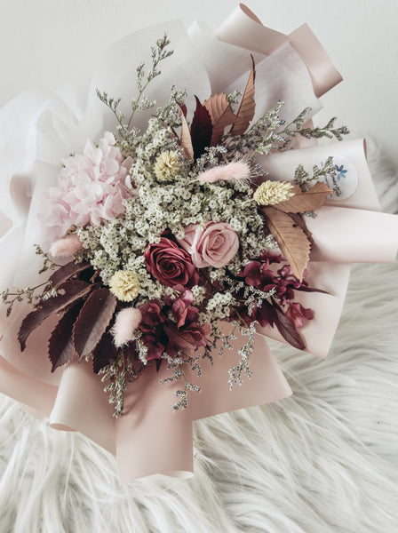 [Preserved] Ines- 2 Stalks Preserved Roses Bouquets