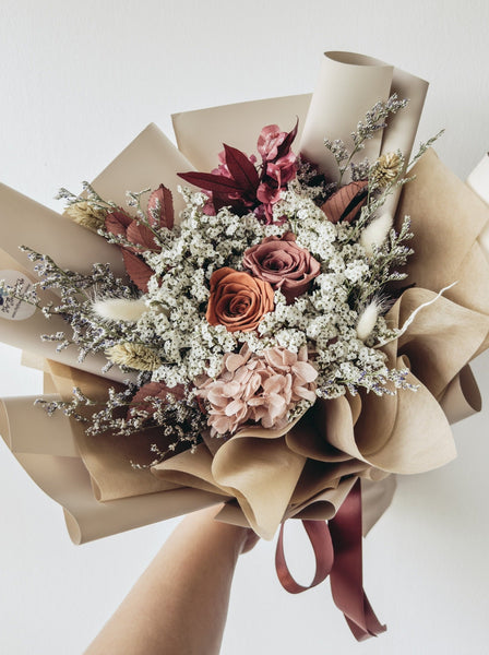 [Preserved] Ines- 2 Stalks Preserved Roses Bouquets