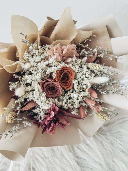 [Preserved] Ines- 2 Stalks Preserved Roses Bouquets