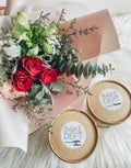 Red Rose Bouquet with Twin Pint Ice Cream